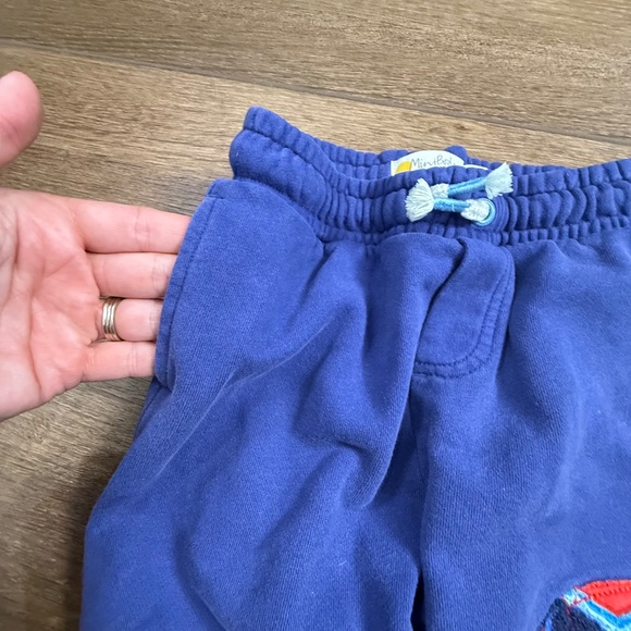 Mini Boden Toddler Boy Appliqué Sweatpants, Soccer, Pull-On, Fall, Navy 3Y - Picture 6 of 10